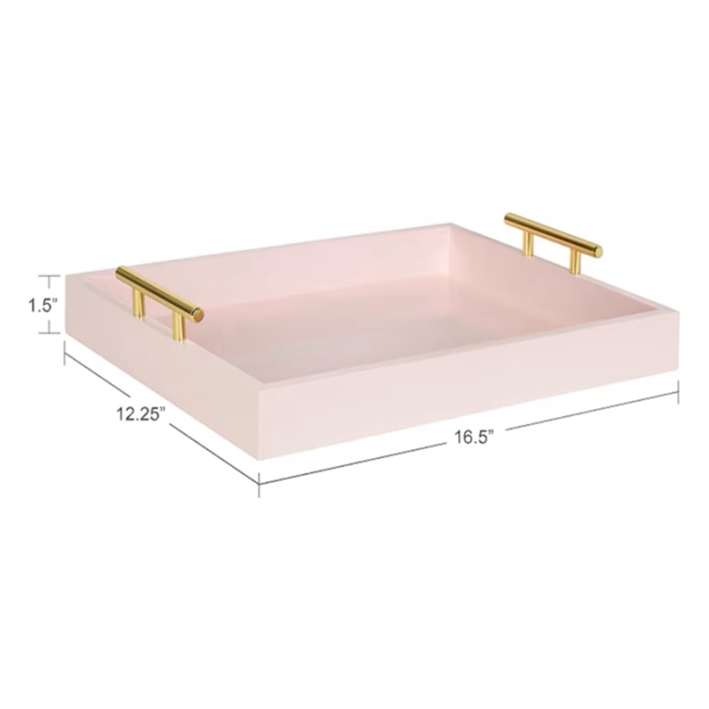 Pink Gold Tray - Picture 3 of 3